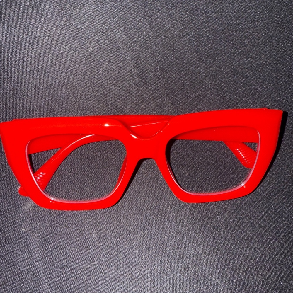 🛍️Bold Red Cat-Eye Glasses Frame🛍️